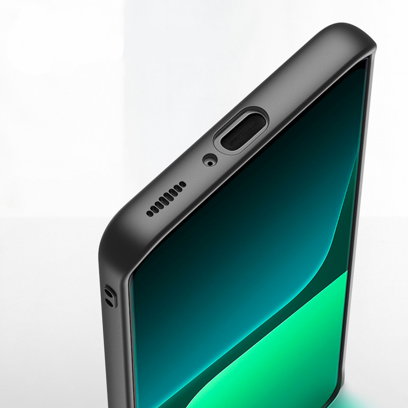 Dux Ducis Fino dėklas skirtas Xiaomi 13 Pro, dangtelis su silikoniniu rėmeliu, pilkas