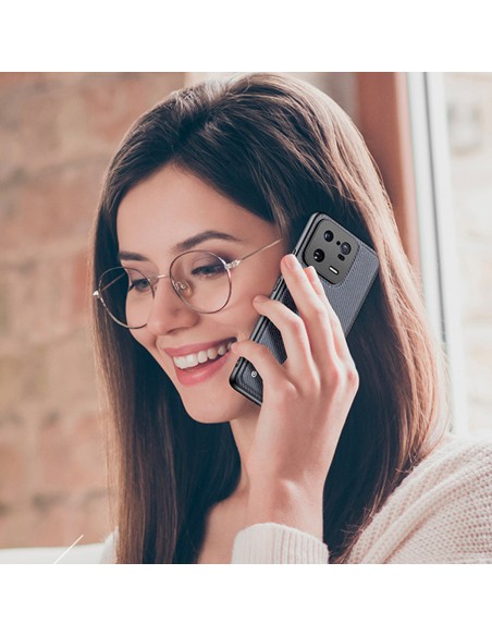 Dux Ducis Fino dėklas skirtas Xiaomi 13 Pro, dangtelis su silikoniniu rėmeliu, pilkas Dux Ducis Fino dėklas skirtas Xiaomi 13 Pro, dangtelis su silikoniniu rėmeliu, pilkas
