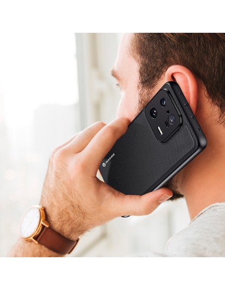 Dux Ducis Fino dėklas skirtas Xiaomi 13 Pro, dangtelis su silikoniniu rėmeliu, pilkas Dux Ducis Fino dėklas skirtas Xiaomi 13 Pro, dangtelis su silikoniniu rėmeliu, pilkas