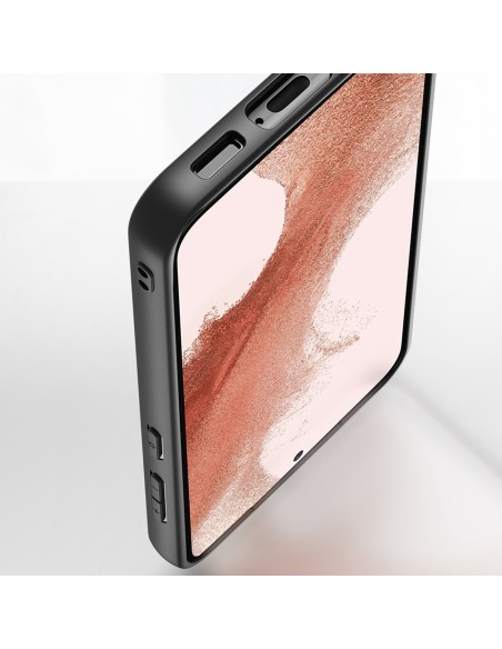 Dux Ducis Fino dėklas, skirtas Google Pixel 7 Pro, dangtelis su silikoniniu rėmeliu, juodas