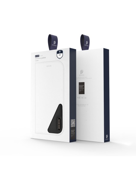Dux Ducis Hivo dėklas, skirtas Samsung Galaxy S23 dangtelis su atvartu piniginės stovu RFID blokuoja rudas Dux Ducis Hivo dėklas, skirtas Samsung Galaxy S23 dangtelis su atvartu piniginės stovu RFID blokuoja rudas