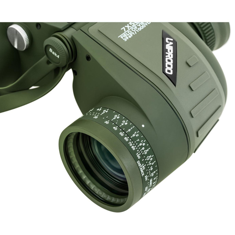 Uniprodo 7x50 mm turistiniai žiūronai