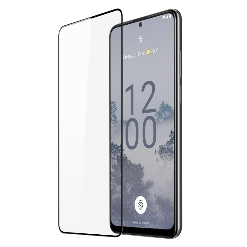 Dux Ducis 10D grūdintas stiklas Nokia X30 9H grūdintas stiklas juodu rėmeliu Dux Ducis 10D grūdintas stiklas Nokia X30 9H grūdintas stiklas juodu rėmeliu