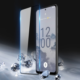Dux Ducis 10D grūdintas stiklas Nokia X30 9H grūdintas stiklas juodu rėmeliu