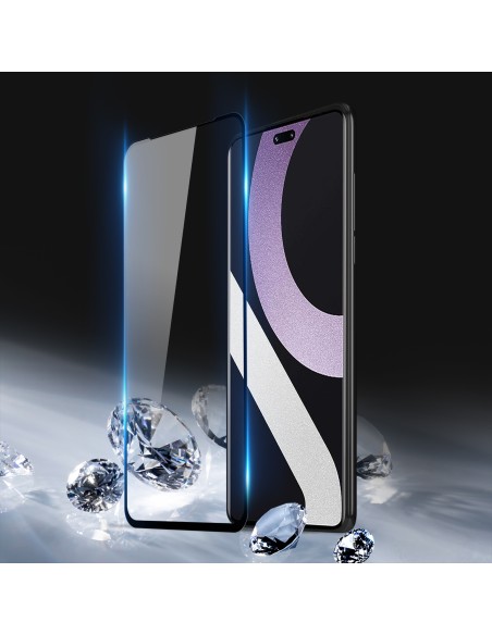 Dux Ducis 9D grūdintas stiklas Xiaomi 12 Lite 9H grūdintas stiklas su juodu rėmeliu
