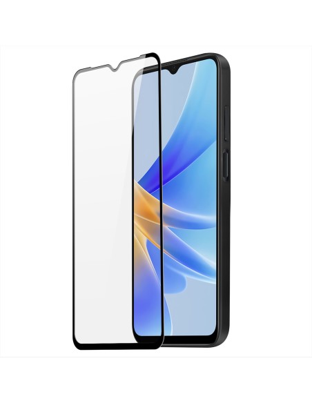Dux Ducis 9D grūdintas stiklas Oppo A17 9H grūdintas stiklas juodu rėmeliu Dux Ducis 9D grūdintas stiklas Oppo A17 9H grūdintas stiklas juodu rėmeliu