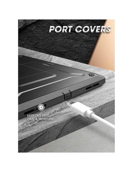 Supcase Unicorn Beetle Pro dėklas, skirtas iPad 10.9& 39 & 39 2022 – juodas Supcase Unicorn Beetle Pro dėklas, skirtas iPad 10.9& 39 & 39 2022 – juodas