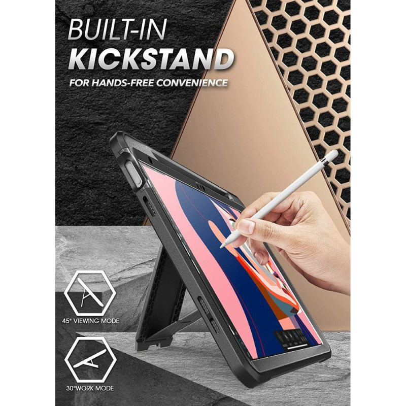 Supcase Unicorn Beetle Pro dėklas, skirtas iPad 10.9& 39 & 39 2022 – juodas