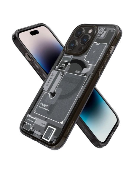 „Spigen Ultra Hybrid Mag“ dėklas su „MagSafe“, skirtas „iPhone 14 Pro Max“ – tamsiai pilka (nulis vieno rašto) „Spigen Ultra Hybrid Mag“ dėklas su „MagSafe“, skirtas „iPhone 14 Pro Max“ – tamsiai pilka (nulis vieno rašto)