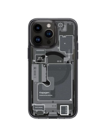 „Spigen Ultra Hybrid Mag“ dėklas su „MagSafe“, skirtas „iPhone 14 Pro Max“ – tamsiai pilka (nulis vieno rašto) „Spigen Ultra Hybrid Mag“ dėklas su „MagSafe“, skirtas „iPhone 14 Pro Max“ – tamsiai pilka (nulis vieno rašto)
