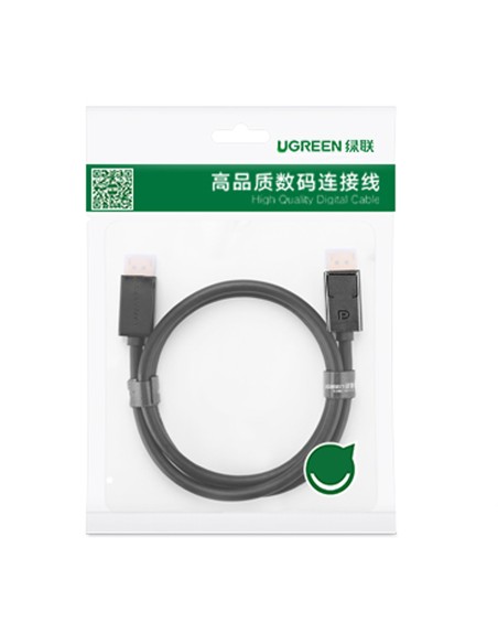 Ugreen DP102 DisplayPort - DisplayPort kabelis 3m 60 Hz - juodas Ugreen DP102 DisplayPort - DisplayPort kabelis 3m 60 Hz - juodas