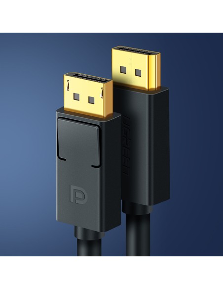 Ugreen DP102 DisplayPort - DisplayPort kabelis 3m 60 Hz - juodas Ugreen DP102 DisplayPort - DisplayPort kabelis 3m 60 Hz - juodas