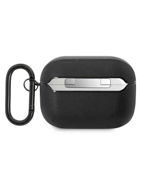 AMG Leather Big Logo dėklas, skirtas AirPods Pro - juodas AMG Leather Big Logo dėklas, skirtas AirPods Pro - juodas