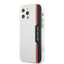 AMG Electroplate Vertikalus dėklas iPhone 12 / iPhone 12 Pro - skaidrus