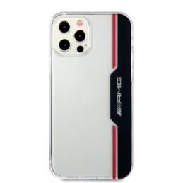 AMG Electroplate Vertikalus dėklas iPhone 12 / iPhone 12 Pro - skaidrus