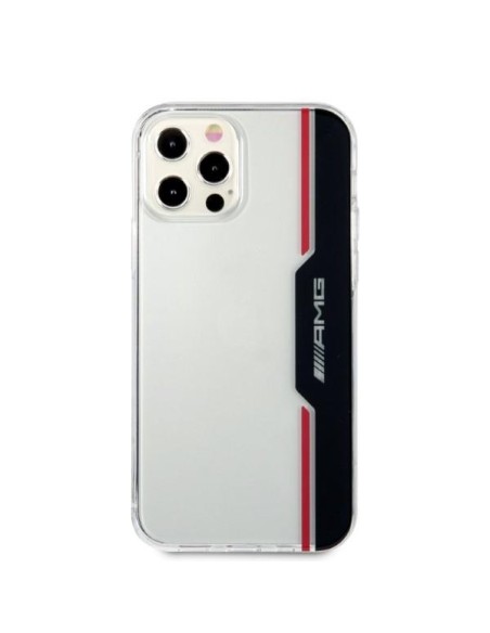 AMG Electroplate Vertikalus dėklas iPhone 12 / iPhone 12 Pro - skaidrus AMG Electroplate Vertikalus dėklas iPhone 12 / iPhone 12 Pro - skaidrus