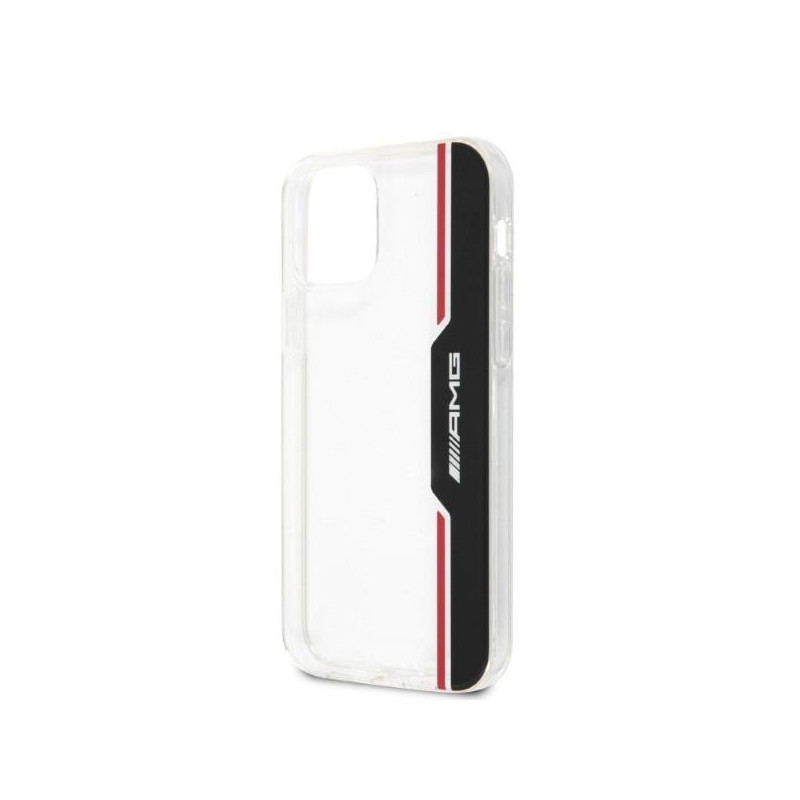 AMG Electroplate Vertikalus dėklas iPhone 12 / iPhone 12 Pro - skaidrus