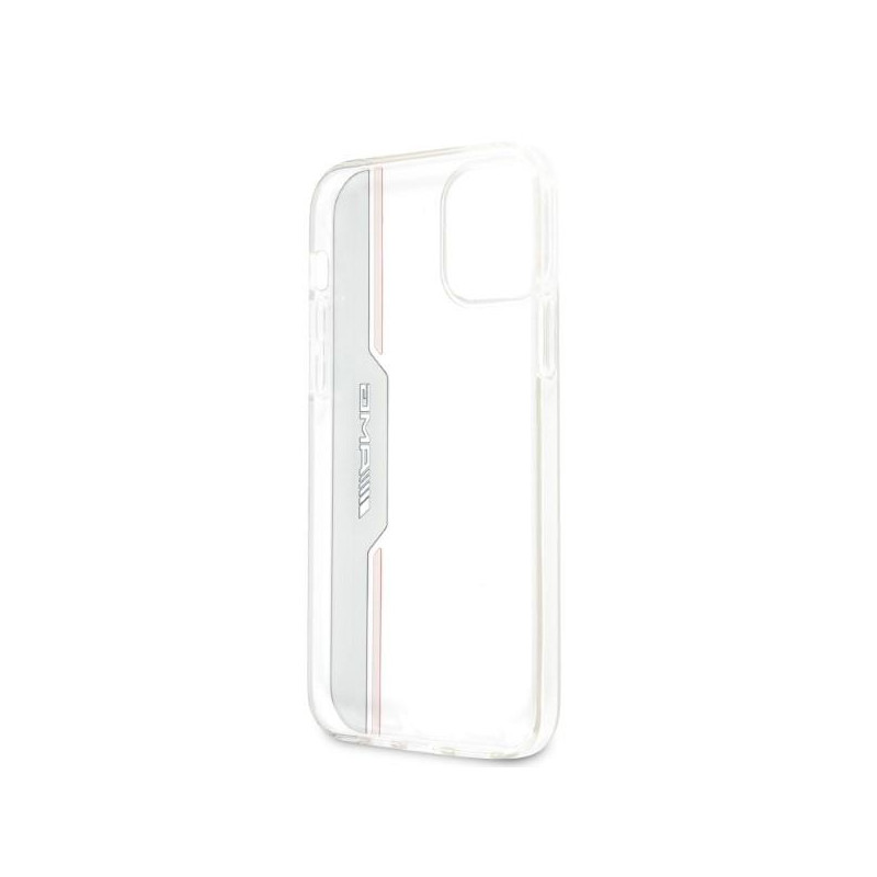 AMG Electroplate Vertikalus dėklas iPhone 12 / iPhone 12 Pro - skaidrus