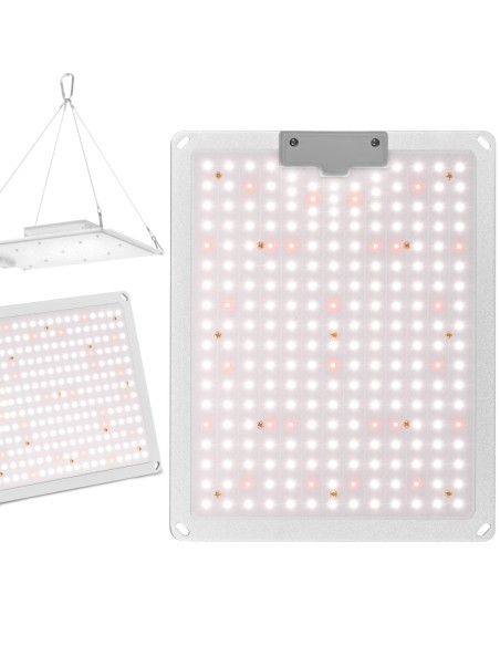 Augalų augimo lempa viso spektro 30 x 24 cm 234 LED 110 W sidabrinė Augalų augimo lempa viso spektro 30 x 24 cm 234 LED 110 W sidabrinė