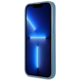 Guess 4G Triangle Logo Cardslot Dėklas, skirtas iPhone 13 Pro / 13 – mėlynas