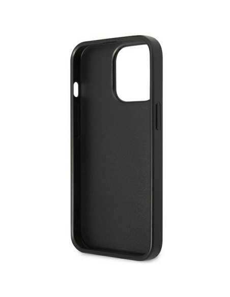 Guess 4G Triangle Logo Cardslot Dėklas, skirtas iPhone 13 Pro / 13 – juodas Guess 4G Triangle Logo Cardslot Dėklas, skirtas iPhone 13 Pro / 13 – juodas