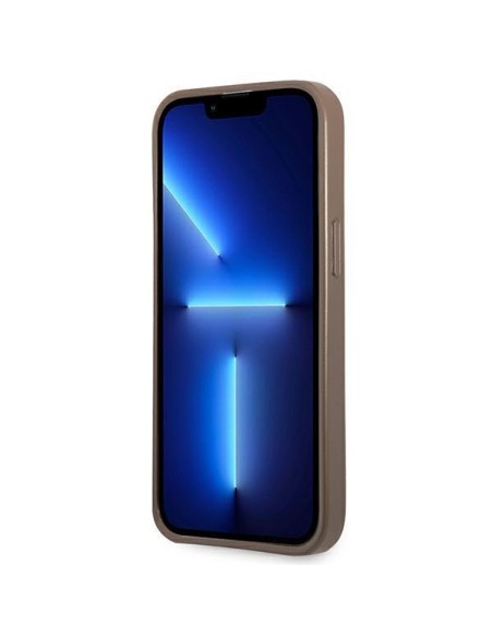 Guess 4G Triangle Logo Cardslot Dėklas, skirtas iPhone 13 Pro / 13 – ruda Guess 4G Triangle Logo Cardslot Dėklas, skirtas iPhone 13 Pro / 13 – ruda