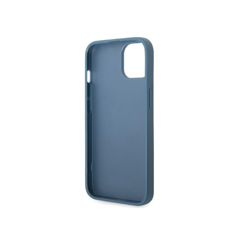 Guess 4G Triangle Logo Cardslot dėklas, skirtas iPhone 13 - mėlynas