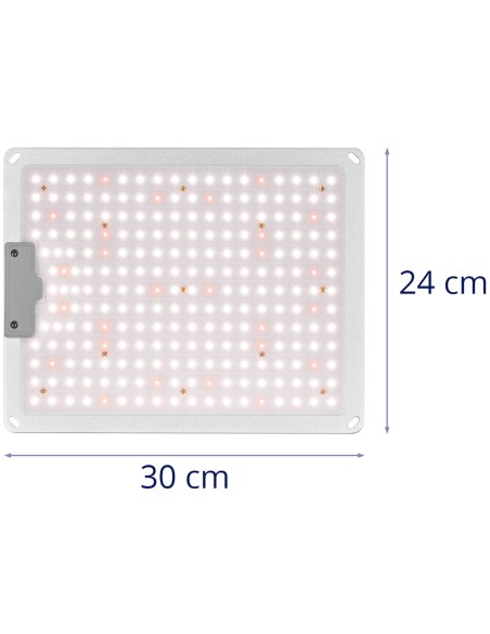 Augalų augimo lempa viso spektro 30 x 24 cm 234 LED 110 W sidabrinė Augalų augimo lempa viso spektro 30 x 24 cm 234 LED 110 W sidabrinė