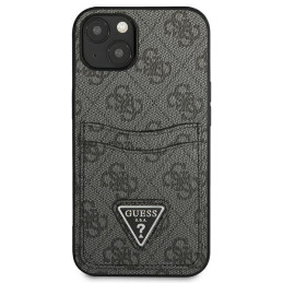 Guess 4G Triangle Logo Cardslot dėklas iPhone 13 mini - juodas