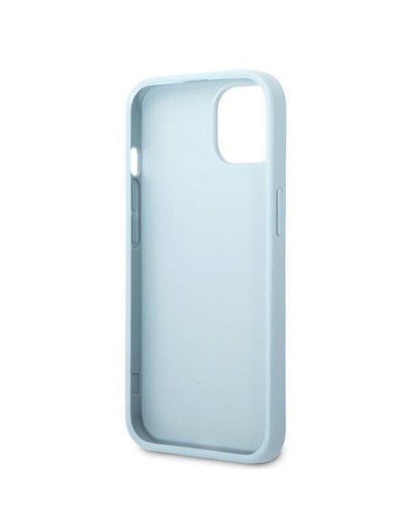 Guess Saffiano 4G Small Metal Logo dėklas iPhone 13 mini - mėlynas Guess Saffiano 4G Small Metal Logo dėklas iPhone 13 mini - mėlynas