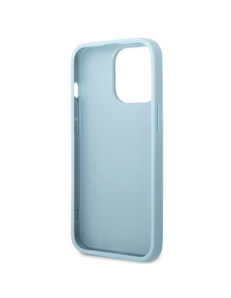 Guess Saffiano 4G Small Metal Logo dėklas, skirtas iPhone 13 Pro Max - mėlynas Guess Saffiano 4G Small Metal Logo dėklas, skirtas iPhone 13 Pro Max - mėlynas