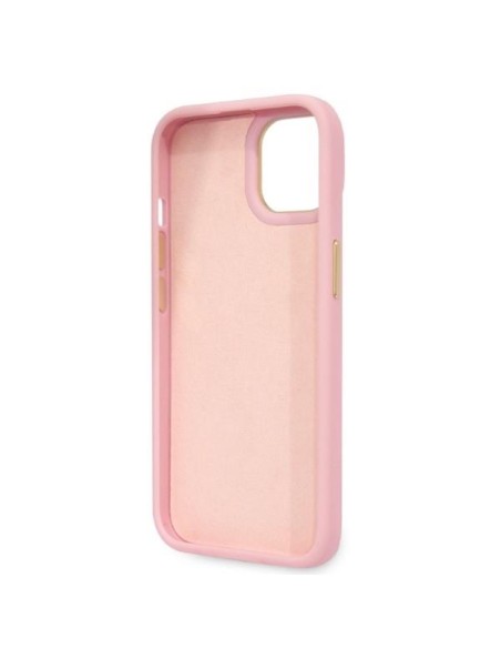 Guess Croco Collection dėklas iPhone 14 Plus - rožinis Guess Croco Collection dėklas iPhone 14 Plus - rožinis