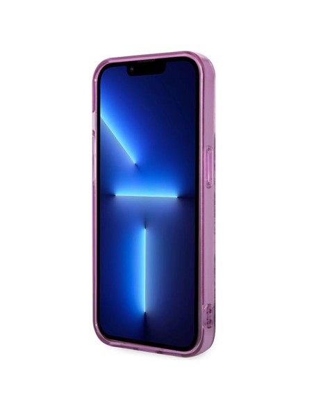 Guess Porcelain Collection dėklas, skirtas iPhone 14 Pro Max - fuksijos spalvos Guess Porcelain Collection dėklas, skirtas iPhone 14 Pro Max - fuksijos spalvos