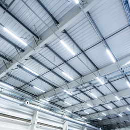 Lempos šviestuvas LED vandeniui atsparus hermetiškas sandėliavimui rūsyje IP65 4400 lm 90 cm 40 W