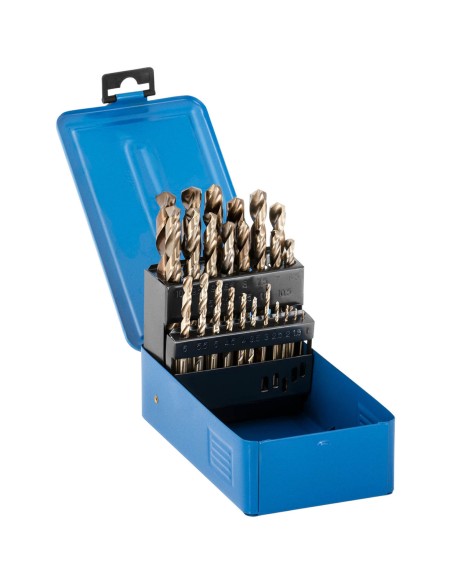 HSS-Co metalo kobalto grąžtų rinkinys Skm. 1-13mm - 25 vnt. HSS-Co metalo kobalto grąžtų rinkinys Skm. 1-13mm - 25 vnt.