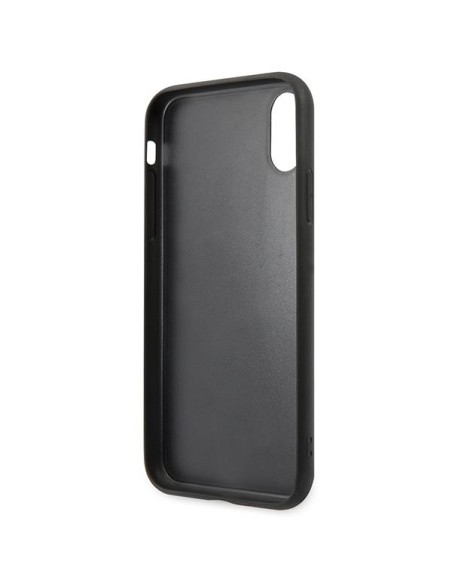 Karl Lagerfeld Saffiano Karl&Choupette Head dėklas iPhone XS Max - juodas Karl Lagerfeld Saffiano Karl&Choupette Head dėklas iPhone XS Max - juodas