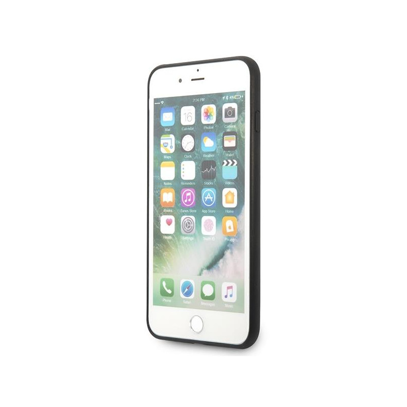 Karl Lagerfeld Saffiano Karl&Choupette Head dėklas, skirtas iPhone 7 Plus / iPhone 8 Plus - juodas
