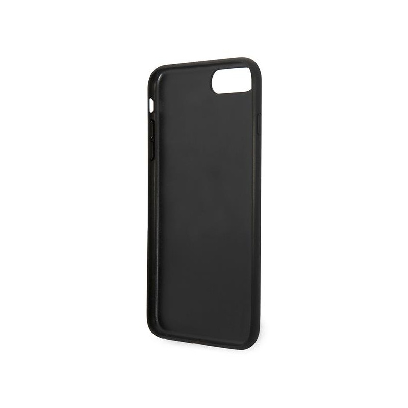 Karl Lagerfeld Saffiano Karl&Choupette Head dėklas, skirtas iPhone 7 Plus / iPhone 8 Plus - juodas