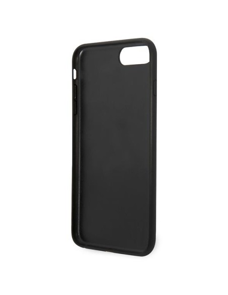Karl Lagerfeld Saffiano Karl&Choupette Head dėklas, skirtas iPhone 7 Plus / iPhone 8 Plus - juodas