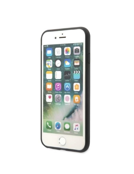 Karl Lagerfeld Saffiano Karl&Choupette galvos dėklas iPhone 7 / 8 / SE 2020 / SE 2022 - juodas Karl Lagerfeld Saffiano Karl&Choupette galvos dėklas iPhone 7 / 8 / SE 2020 / SE 2022 - juodas