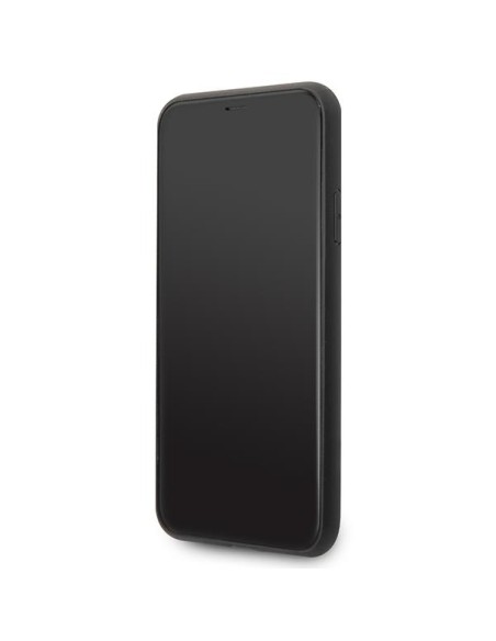 Karl Lagerfeld Saffiano Karl&Choupette Head dėklas, skirtas iPhone 11 Pro Max - juodas Karl Lagerfeld Saffiano Karl&Choupette Head dėklas, skirtas iPhone 11 Pro Max - juodas