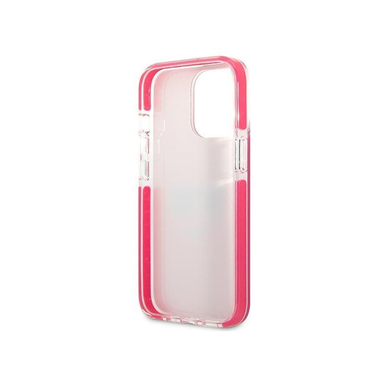 Karl Lagerfeld Choupette Head dėklas, skirtas iPhone 13 Pro / iPhone 13 - fuksija