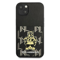 Karl Lagerfeld Karlimals Cardslot dėklas iPhone 13 - juodas