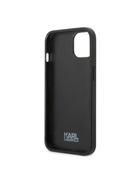 Karl Lagerfeld Flower Ikonik Karl dėklas iPhone 13 - pilkas Karl Lagerfeld Flower Ikonik Karl dėklas iPhone 13 - pilkas