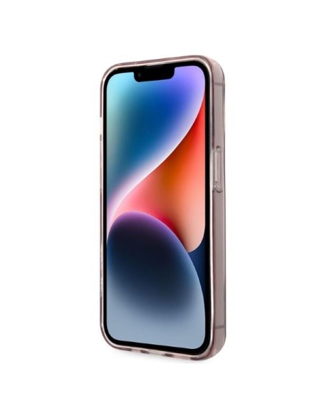 Karl Lagerfeld Ikonik Choupette dėklas iPhone 14 Pro - rožinis Karl Lagerfeld Ikonik Choupette dėklas iPhone 14 Pro - rožinis