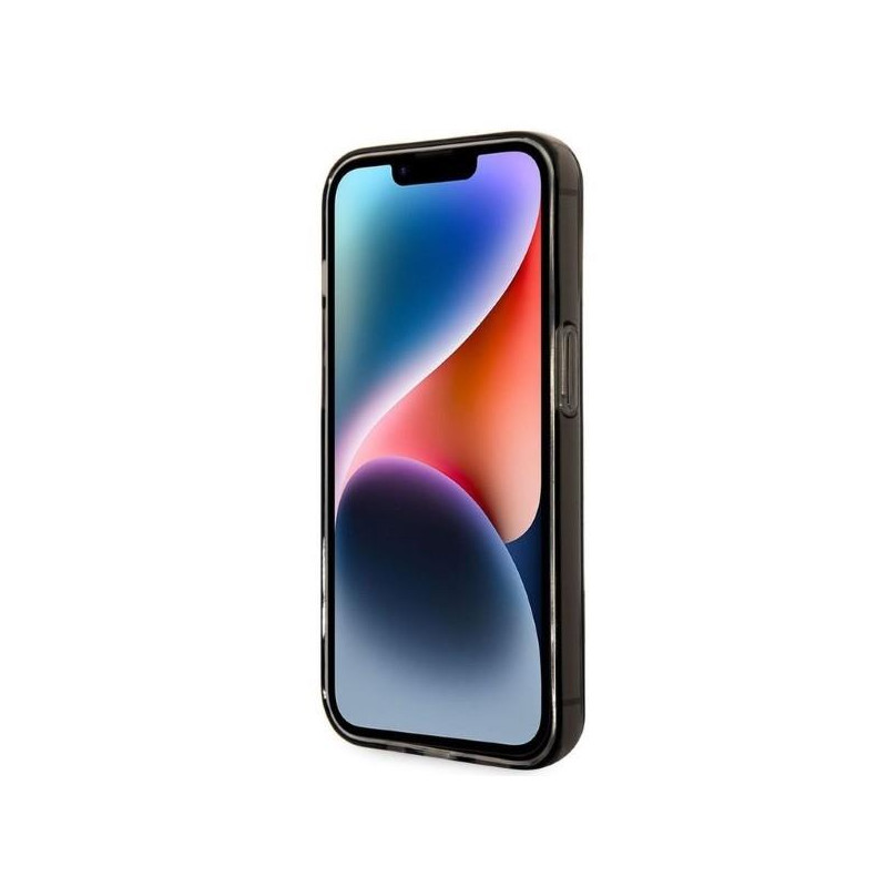 Karl Lagerfeld Ikonik Karl dėklas iPhone 14 Pro - juodas