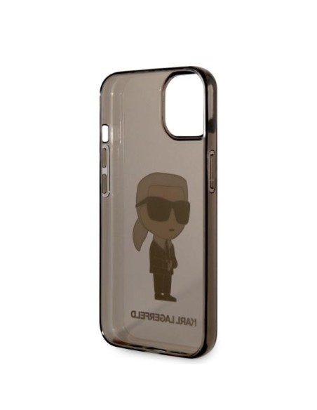 Karl Lagerfeld Ikonik Karl dėklas iPhone 14 Plus - juodas Karl Lagerfeld Ikonik Karl dėklas iPhone 14 Plus - juodas