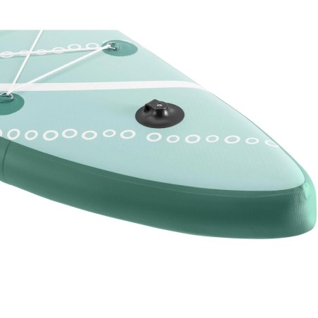 Dviejų kamerų pripučiama SUP lenta su priedais 125 kg - žalia Dviejų kamerų pripučiama SUP lenta su priedais 125 kg - žalia