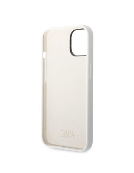 Karl Lagerfeld Silicone Choupette dėklas iPhone 14 Plus - baltas Karl Lagerfeld Silicone Choupette dėklas iPhone 14 Plus - baltas
