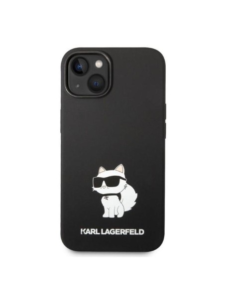 Karl Lagerfeld Silicone Choupette dėklas iPhone 14 Plus - juodas Karl Lagerfeld Silicone Choupette dėklas iPhone 14 Plus - juodas